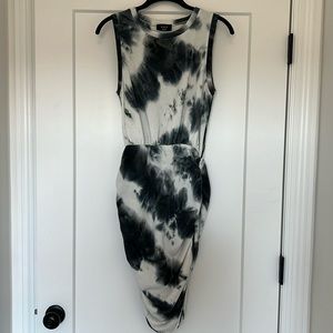 Vici Tie Dye Ruched Dress Size Small